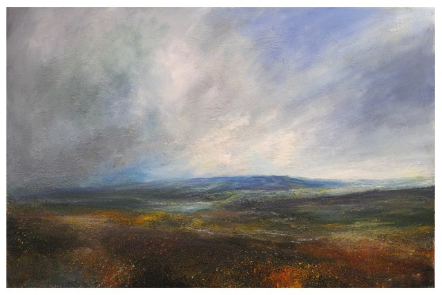 150x100cm Clearing Sky Towards Kinder Scout From Burbage Moor £2750