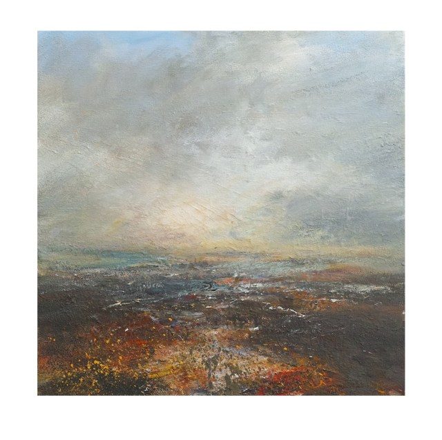 50cm x 50cm Setting Sun Burbage Moor £750