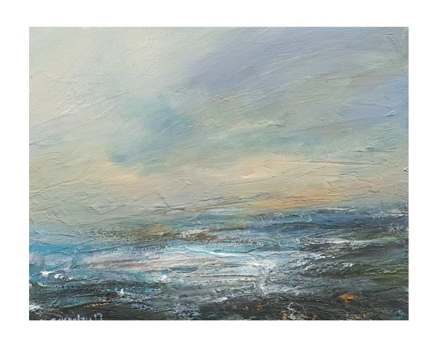 25cm x 20cm No I Porthmeor Series. Evening £250b