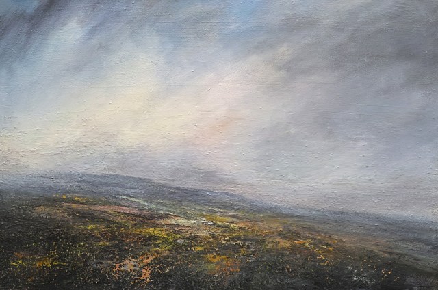 120x80cm Clearing Rain over High Peaks Peak District £1960
